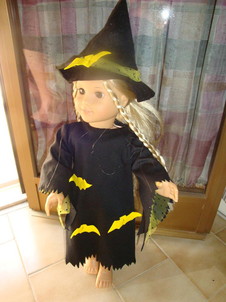 American girl doll clothes patterns witches costume by Sharon American girl doll clothes patterns witches costume by Sharon