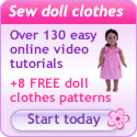 How to Make Doll Clothes Video Tutorial Course