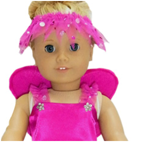 Sequins on 18 Inch and American Girl Doll Clothes Patterns Fairy Costume
