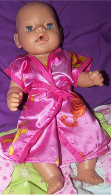 Doll Clothes Patterns Summer Dressing Gown Noela