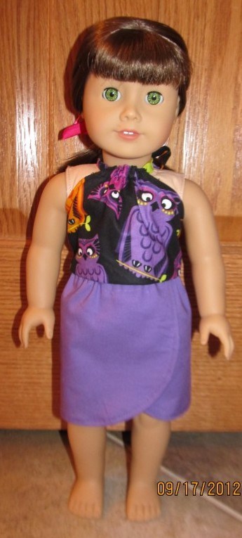 Crystal owl halter and short sarong Crystal owl halter and short sarong