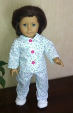 Winter Pjs for American Girl Doll by Pilar