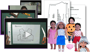 How to Make Doll Clothes Video Course and 8 Free American Girl Doll Clothes Patterns How to Make Doll Clothes Video Course and 8 Free American Girl Doll Clothes Patterns
