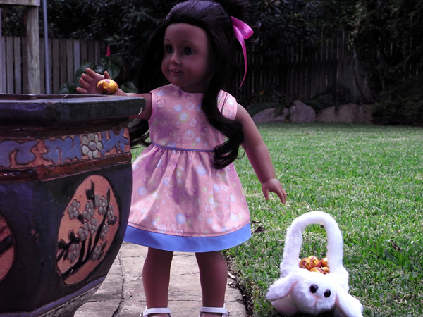 Rosies Doll Clothes Patterns American Girl Doll with Full Easter Basket