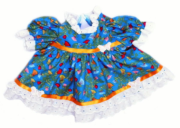 Sewing Doll Clothes Patterns Dress with Butterflies Sewing Doll Clothes Patterns Dress with Butterflies