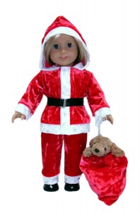 18 Inch American Girl Doll Clothes Patterns Santa Suit