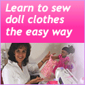 Rosies Doll Clothes Patterns banner animated 125x125