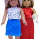 18 Inch American Girl Doll Clothes Patterns Short and Long Sarong