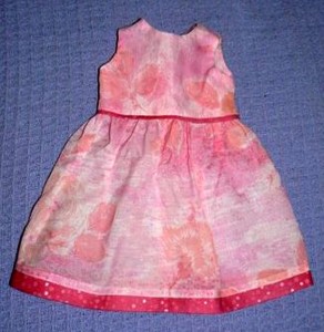 doll clothes patterns summer dress by Noreen