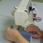 Dakato at her Sewng Machine