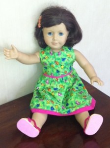 Summer Dress for American Girl Doll by Pilar