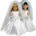 18 Inch Doll Wedding Dress Patterns Release | Rosies Doll Clothes Patterns