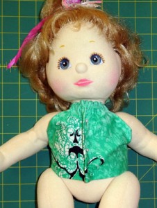 Halter Top doll clothes pattern