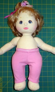 Tights doll clothes pattern