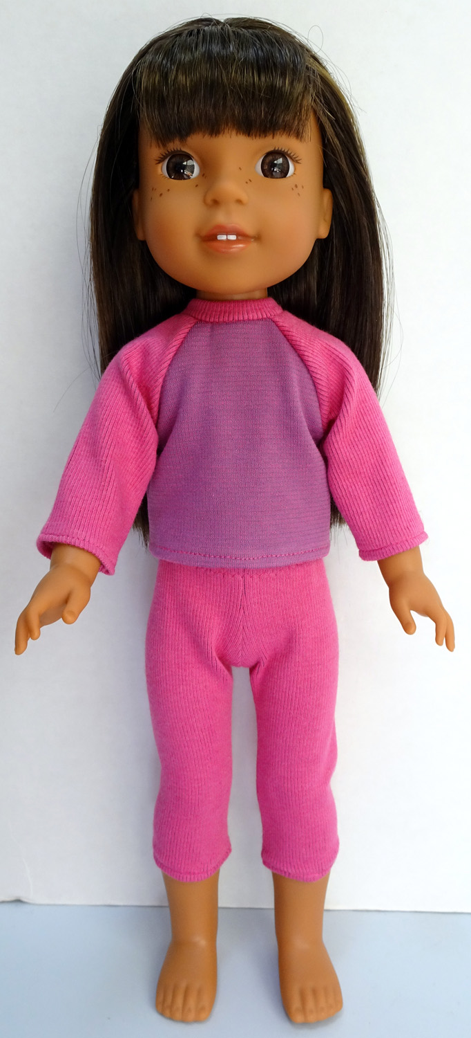 Tights and t-shirt pattern Wellie Wishers Doll