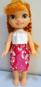 halter top and sarong pattern Disney Toddler Doll