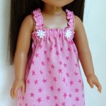 summer nightie pattern Wellie Wishers Doll