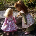 Maria Jonsson pinafore dress reduced pattern