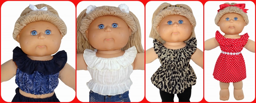 Cabbage Patch Kids Fun and Frilly Top with bonus dress option