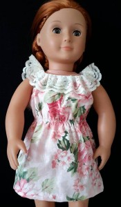 Joan fun n frilly dress pattern with lace