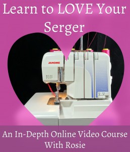 Learn how to use a serger and overlocker
