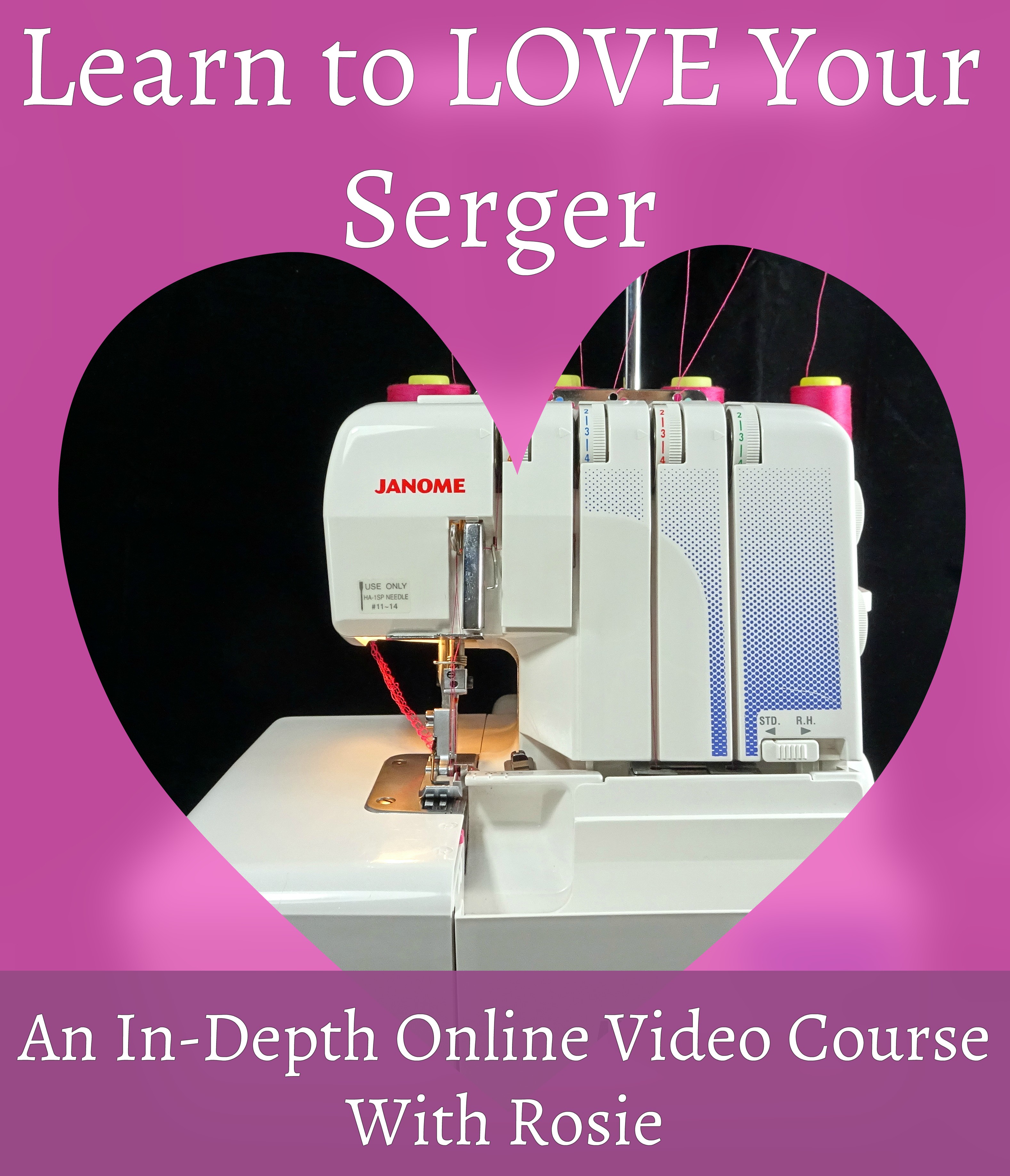 How to Use a Serger Online Course Rosies Doll Clothes Patterns