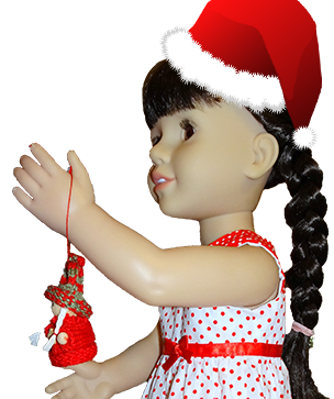 18 Inch American Girl Christmas Dress Rosies Doll Clothes Patterns