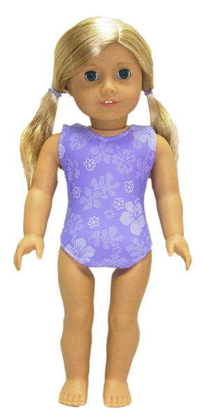18 Inch American Girl Doll Clothes Pattern Pink Swimsuit