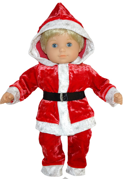 Bitty Baby and Bitty Twins Doll Clothes Pattern santa