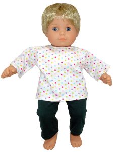 Bitty Baby and Bitty Twins Doll Clothes Pattern tights and t-shirt
