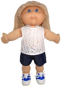 Cabbage Patch Trendy Transformable Top pattern sleeveless