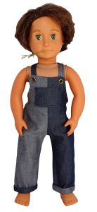 18 Inch American Girl Long Overalls Doll Clothes Pattern
