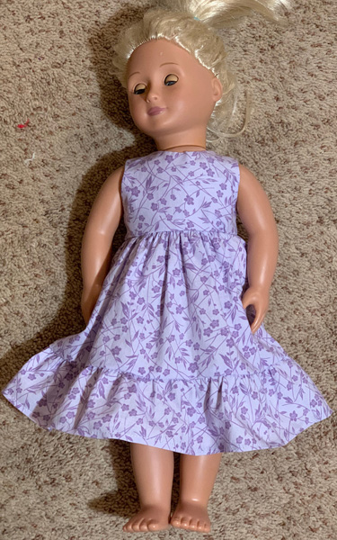 Kim First doll nightgown