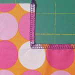 A serged corner